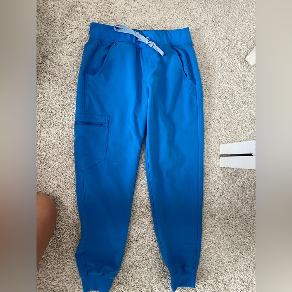FIGS blue joggers - regular waist size XS